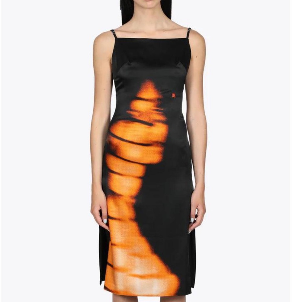 MISBHV Voyeur Silk Slip Dress